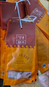 (Chính Hãng) Thịt Bò khô Vân Vũ - Sợi - 15gram/10 gói