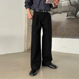 Ssumenam | Loose Versatile Commuter-friendly Mens Straight Trousers