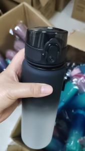Bandai | 650ML Minecraft Sports Water Bottle LeakProof Plastic Cup Fitness Outdoor Shaker Drink Bottle Travel Office Jugs Birthday Gifts