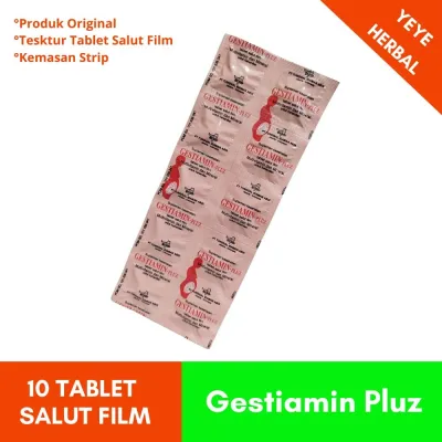 Gestiamin Pluz 30 Tablet Salut Film Multivitamin Untuk Kehamilan