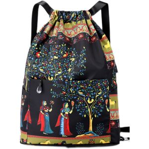 Túi Thể Thao Du Lịch Gấp Gọn Chống Thấm Nước Túi Đeo Vai Đôi Nhẹ Túi Thể Thao Dung Tích Lớn Túi Thể Thao Đơn Giản Có Dây Rút