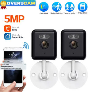 Wifi Wireless Security CCTV Camera 5MP Indoor Mini video Surveillance Camera Motion Detection Smart Life Baby Monitor Tuya Smart