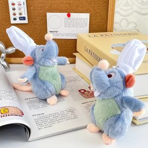 Anime 12cm Ratatouille Chef Remy Key Chain Toy Room Decora Doll Kids Shoulder Doll Decoration Toys Christmas Birthday Gifts