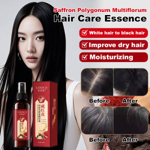 [Official Authentic] Saffron Essence Polygonum Multiflorum Hair Care Plant Extract Nourishes Hair Black and Shiny 藏红花精华液何首乌护发植萃养发乌黑亮泽