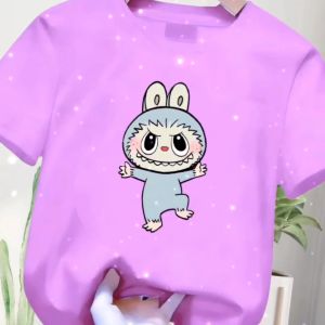 Baju atasan anak usia 1-12 tahun Cewek Cowok bergambar LABUBU MONSTER Kekinian
