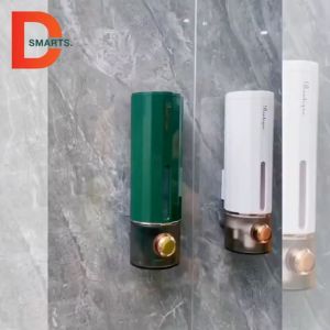 Lọ đựng dàu rửa tay dán tường. Lọ chiết dầu gội sữa tắm xà phòng rửa tay gắn tường 450ml. Chất liệu ABS gắn tường tiện lợi. Kemg miếng dán cường lực