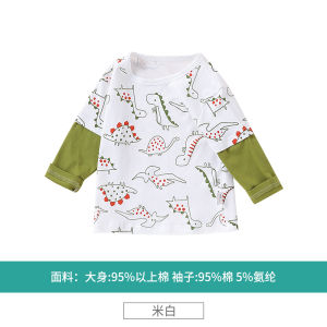 Boys Long Sleeve Cotton T-Shirt Spring Autumn Cartoon Print Base Layer Shirt Baby Toddler Top Casual Comfortable Spring Summer Autumn Winter