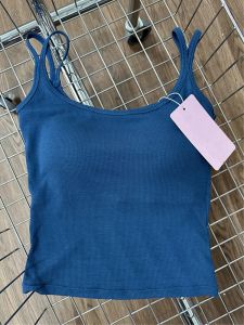 Shu Wan Dai เสื้อกั๊กสลิงสไตล์ฮ่องกงพร้อมแผ่นรองหน้าอกสําหรับผู้หญิง ง่ายที่สุดในการจับคู่แจ๊กเก็ตฤดูร้อนเข้ารูปพอดีตัว 2024