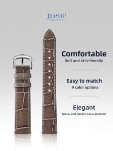 JEAYOU | Cartier Tank Compatible Crocodile Leather Watch Strap