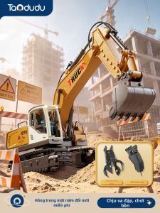 TAODUDU | Remote Control Metal Excavator Toy Car