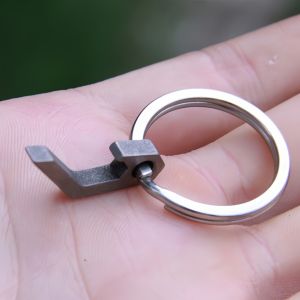 Mini Bottle Opener Keychain Outdoor Camping Tool Lightweight Pocket Carry Gear For Beer Bottle Camp Hiking Adventure Accessories