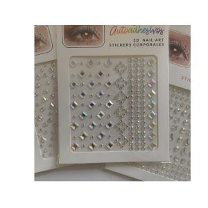 Diamond Pearl Nail Art Stickers Stage Makeup Face Tear Diamond Water Diamond Beauty Nail Patch Jewelry Star Drop Waterfall