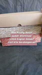 [ISI 100 PCS] Dus Pisang Bolen 22x10x5 Kraft Coklat Laminasi / Dus Brownies / Paper Box Kue Tebal Pastry