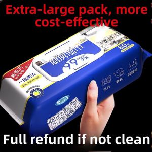 MONLEYTA | Kitchen Wet Wipes Thickened Strong Oil Stain Removal Home Use Smoke Extractor Cleaner Powerful Cloth Oil Removal Wipes