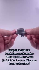 12 Bánh Xe Máy Rửa Bát Tương Thích Với Bosch Siemens Neff Balay - Giá Đỡ Thay Thế Bánh Xe Giỏ Để Máy Rửa Bát