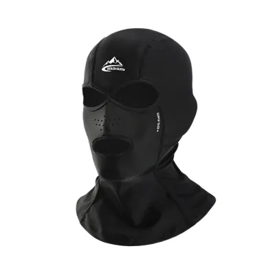 NOFOXO Summer Water Sports Surfing Beach Full Face Mask Facekini Breathable High Elastic Headwear Unisex Swim Cap UV Protection