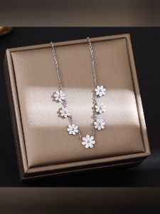 KALUNG BUNGA DAISY FLWR PERHIASAN ANTI KARAT&ANTI LUNTUR || Bandar Titanium ACC