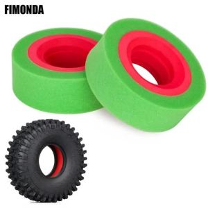 1.9" EVA Foam Inserts Hardened Dual-Stage 120mm for Axial SCX10 TRX4 RC Crawler Tires (115-120mm)
