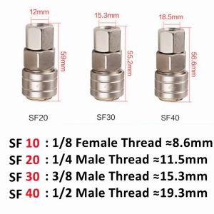 High Quality C Type Pneumatic Quick Connector Self-Locking Tube Air Compressor Pump Accessories Tool One-Hand Operation