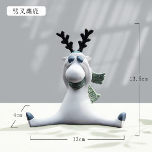 All the Way Safe Deer Car Car Interior Design Accessories Dashboard High-End Fancy Car Car Decoration Supplies Decoration