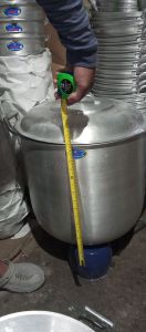 SUPER SPECIAL BOILER KALDERO BIGSIZE AND HEAVY DUTY SIZE HIEGHT 48CM / LAPAD 48CM GOOD FOR BULKY COOKING ALUMINUM KITCHEN PANG PARES LUGAW MAMIHAN