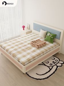 MOHUI | Dopamine Creamy Pink Soft-Padded Bed 1.8m