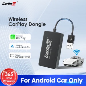 CarlinKit | CarlinKit Wired or Wireless CarPlay Adapter USB Android Auto Dongle for Android Car Multimedia Mirrorlink Waze Spotify Autokit