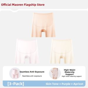MiiOW | Maternity Large Size Abdominal Support Pants Thin For Summer