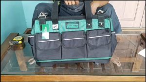 FAST DELIVERY Taffware Tas Perkakas Tool Bag Waterproof Tukang Bangunan dan Bengkel Multifungsi