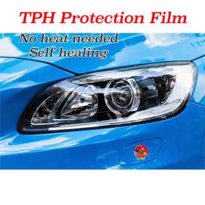 Headlight protection tph tpu ppf film self healing easy installation