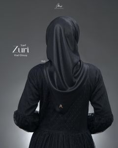 Jilbab hijab kerudung krudung segi empat black white hitam putih laser cut wanita dewasa terbaru new terlaris terkini modern kekinian murah viral 2024 Zuri scarf Arrafi adem mudah di bentuk cantik bahan voal cantik bayar di tempat COD gratis ongkir