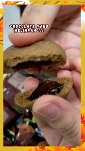 Chocolate Cream Cookies 150g – Inti Coklat Leleh Rangup & HALAL