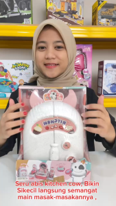 Mainan Anak 2IN1 KITCHEN BACKPACK WHITE COW JM11625 Mainan Anak Alat Masak Tas Ransel Lucu Anak Mainan Anak Perempuan - Mainan Anak Laki Laki