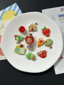 Cute Cartoon Apple Star Person Hole Shoe Accessories Original Design Shoe Flowers Compatible with Crocs Shoe Buckles DIY