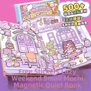 FUMENGLAN | Magnetic Quiet Book for Girls DIY Dress-up Stickers