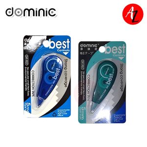 DOMINIC School Office Correction Tape (5M) - Cover Up Mistakes Easily SOLD BY PIECE