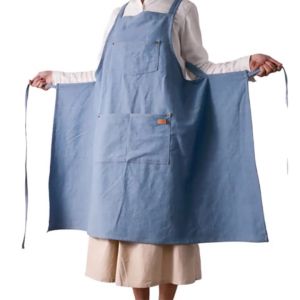 Multiple Pockets Denim Apron - Denim Cargo Pockets [Ready Stock-MY]
