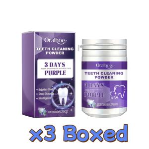 oralhoe | Oralhoe Purple Toothpaste with Mint Flavor Gentle Teeth Cleaning Breath Freshener Stain Remover Daily Oral Care Hygiene