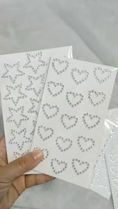 DIY Kreatif Anak-Anak Dan Dewasa Stiker Berlian Kristal Untuk Riasan Di Muka Super Cantik