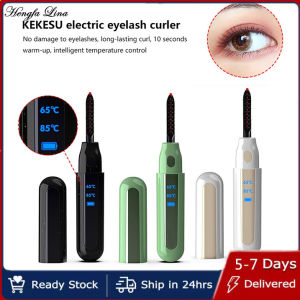 Hengfa Lina USB ที่ดัดขนตาไฟฟ้าแบบชาร์จไฟได้ที่ดัดขนตาไฟฟ้าปรับอุณหภูมิได้คงทนขนตาเครื่องมือที่ดัดขนตา