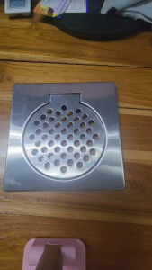 ตะแกรง น้ำทิ้ง สี่เหลี่ยม แบบเปิดได้ 4 6 นิ้ว (10 15 cm) ตาแกรง รังผึ้ง ท่อน้ำ ทิ้ง สแตนเลส แท้ คุณภาพสูง