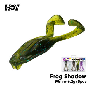 Kingdom | Kingdom 5pcs Floating Soft Frog Lure 90mm 6.2g TPE Topwater Artificial Baits Bass Snakehead Frog For Freshwater Fishing