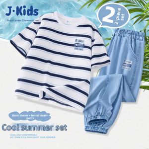 JKIDS | Slim Short Sleeve Boys Summer Set
