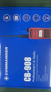 วิทยุสื่อสาร COMMANDER CB-908 (0.5วัตต์)โชว์2 ช่องความถี่ ถูกต้องตามกฎหมาย