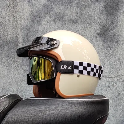 ORZ | Retro Motorcycle Helmet 3/4 Safety