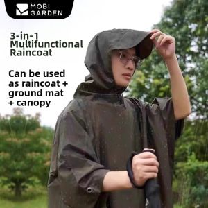 Mobi Garden | 3-in-1 Ultra-light Outdoor Raincoat 20D