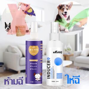 BHQ PET สเปรย์ฝึกการขับถ่าย ชุดของ 120 ml สำหรับสัตว์เลี้ยง ห้ามฉีดตรงไหนได้ รายละเอียดปลอดภัย สมบัติของแมว สุนัข และหมา