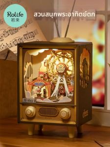 JINWUCHUANGYI | Stress Relief DIY Rotating Ferris Wheel Music Box