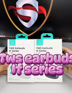 USAMS IF-27 TWS Earbuds | Bunyi Jernih & Moden | Bluetooth 5.3 | No Sound Leakage | Ear-in Design | 10 m Connection