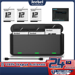 GoPro Hero 12/11/10/9 แบต 1730mAh + แท่นชาร์จ 3-in-1 รองรับชาร์จย้อนกลับ ชาร์จเร็ว Battery Charger พกพาสะดวก ทุกการเดินทางและถ่ายทำที่บ้าน